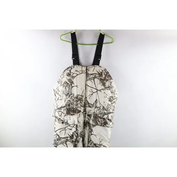 Vintage 90s Walls Reversible Realtree Camouflage Insulated Overalls Bibs Pants